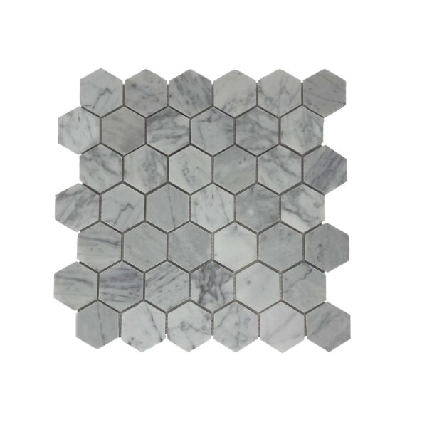 2" Calacatta Marble Hexagon