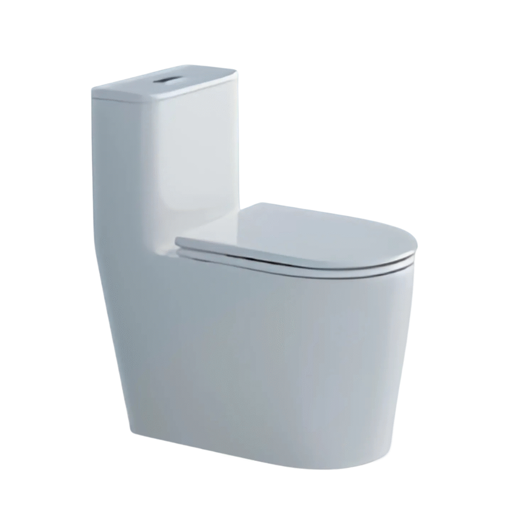 Full Skirted One Piece Toilet