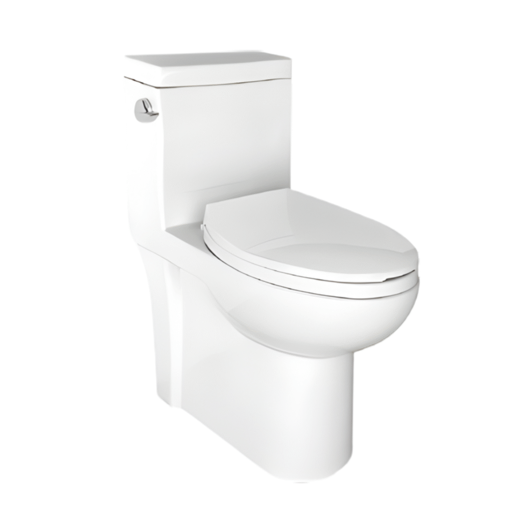 Narrow Skirted One Piece Toilet